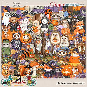 Halloween Animals Kit by The Scrappy Kat