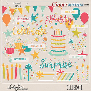 Celebrate Stickers by Sherry Lee Designs
