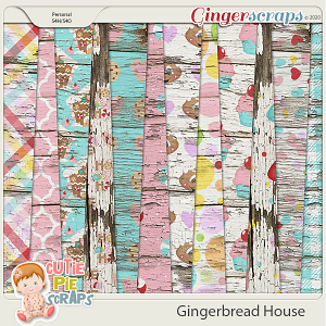 Gingerbread House Wood Papers