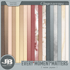 Every Moment Matters Extra Papers by JB Studio