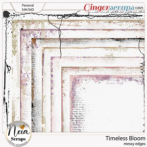 Timeless Bloom - Messy Edges - by Neia Scraps
