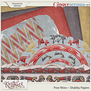 Pow Wow Shabby Papers
