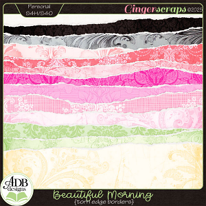 Beautiful Morning Torn Edge Borders by ADB Designs