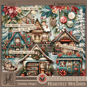Heartfelt Holidays {Holiday Village}