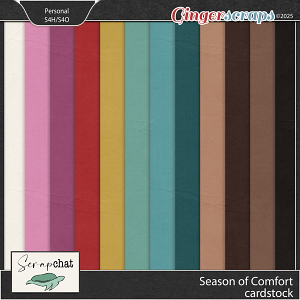 Season of Comfort Cardstock by ScrapChat Designs