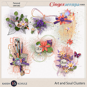 Art and Soul Clusters by Karen Schulz