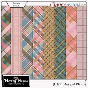 I Did It-August Plaids by Memory Mosaic I Did It-August Plaids by Memory Mosaic