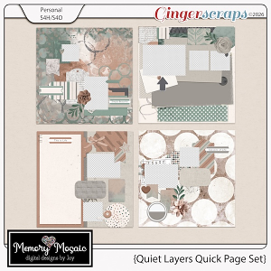 Quiet Layers Quick Page Set by Memory Moaic