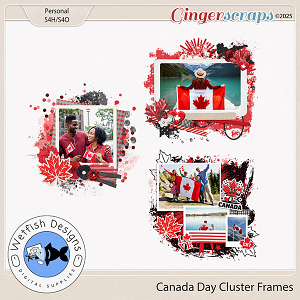 Canada Day Cluster Frames by Wetfish Designs