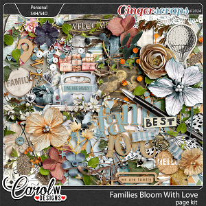 Families Bloom With Love-Page Kit