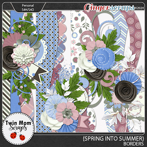 Spring Into Summer - BORDERS by Twin Mom Scraps