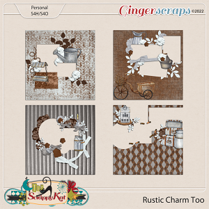 Rustic Charm Too Quick Pages by The Scrappy Kat