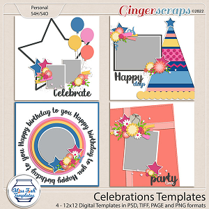 Celebrations Templates by Miss Fish