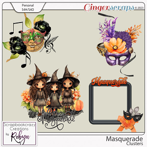 Masquerade Clusters by Scrapbookcrazy Creations
