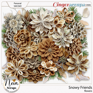 Snowy Friends - Flowers - by Neia Scraps Snowy Friends - Flowers - by Neia Scraps