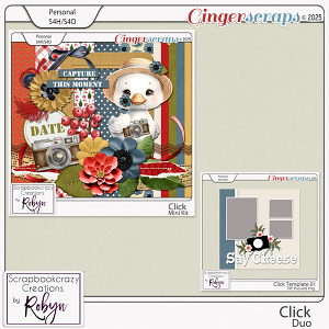 Click Mini Kit and Template Duo by Scrapbookcrazy Creations