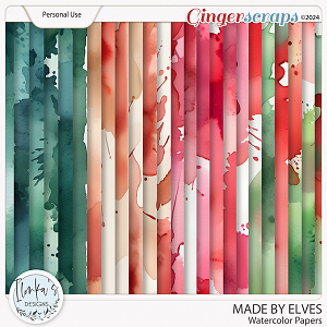 Made By Elves Watercolor Papers by Ilonka's Designs