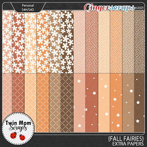 Fall Fairies - EXTRA PAPERS by Twin Mom Scraps