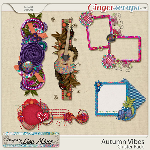 Autumn Vibes Cluster Pack from Designs by Lisa Minor