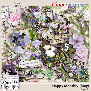 Happy Monthly-{May}-Page Kit