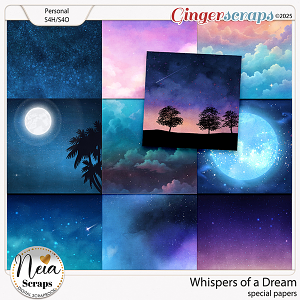 Whispers of a Dream - Special Papers - by Neia Scraps