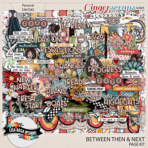 Between Then & Next - Page Kit by Lisa Rosa Designs