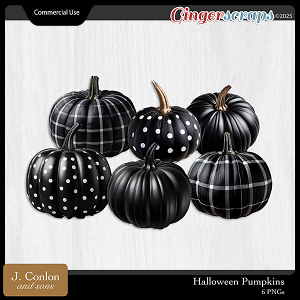 Halloween Pumpkins CU by J. Conlon and Sons
