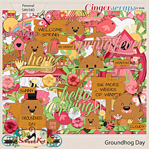 Groundhog Day Kit by The Scrappy Kat