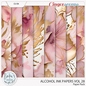 CU Alcohol Ink Papers Vol 28 by Ilonka's Designs