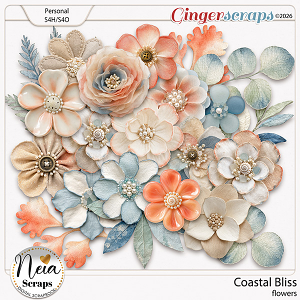 Coastal Bliss - Flowers - by Neia Scraps Coastal Bliss - Flowers - by Neia Scraps