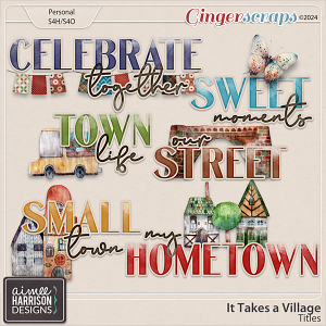 It Takes a Village Titles by Aimee Harrison