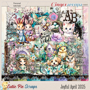 Joyful April 2025 Page Kit