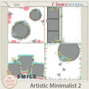 The Cherry On Top:  Artistic Minimalist Templates Pack2