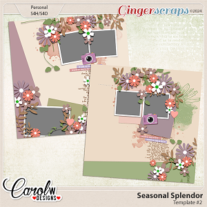 Seasonal Splendor-Template Set#2