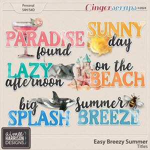 Easy Breezy Summer Titles by Aimee Harrison