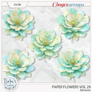 CU Paper Flowers Vol 29 by Ilonka's Designs