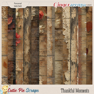 Thankful Moments Wood Papers
