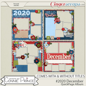 #2020 December - Quick Pages by Connie Prince