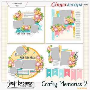 {CU} Crafty Memories 2 Templates by JB Studio