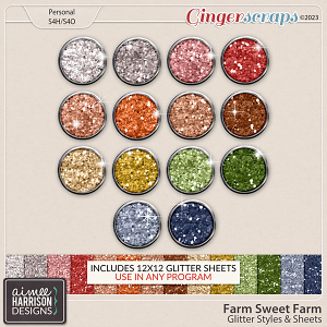 Farm Sweet Farm Glitters by Aimee Harrison