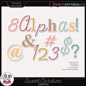 Sweet Caroline Alphas by ADB Designs