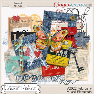 #2022 February - Mixed Element Pack by Connie Prince