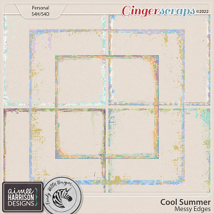 Cool Summer Messy Edges by Aimee Harrison and Cindy Ritter Designs