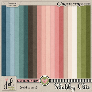 Shabby Chic {Solid Papers} LiMiTED EDiTiON