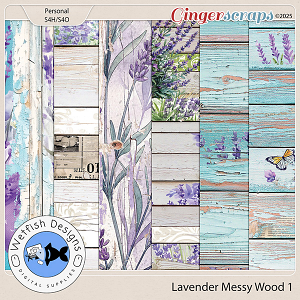 Lavender Messy Wood Papers 1 by Wetfish Designs