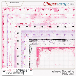 Always Blooming - Messy Edges - by Neia Scraps