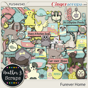 Furever Home ELEMENTS by Heather Z Scraps