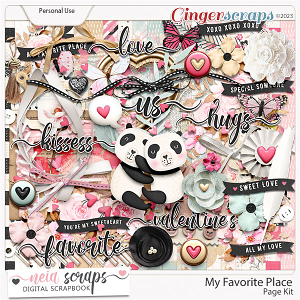 My Favorite Place - Page Kit - by Neia Scraps