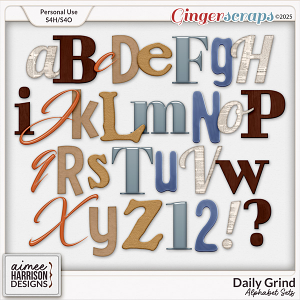 Daily Grind Alphabet Sets by Aimee Harrison Daily Grind Alphabet Sets by Aimee Harrison