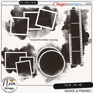 This is Me - Masks & Frames - by Neia Scraps
